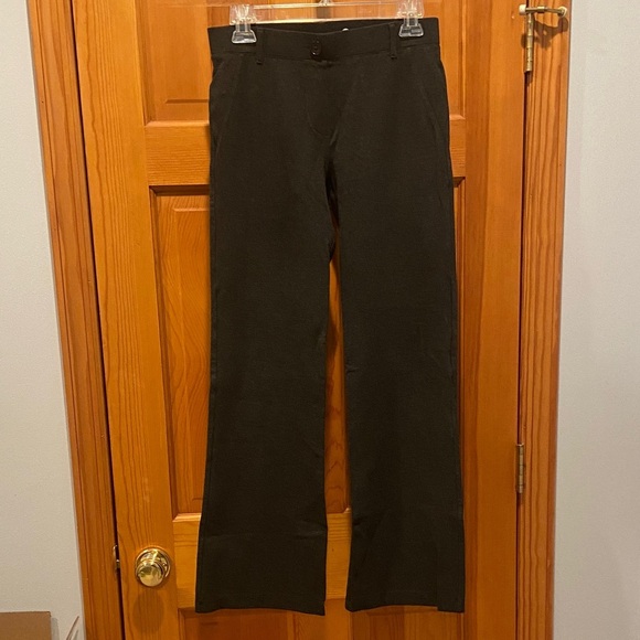 Betabrand Classic DPYP Bootcut Dress Pant Yoga Pant in Charcoal Size Small - Picture 4 of 9